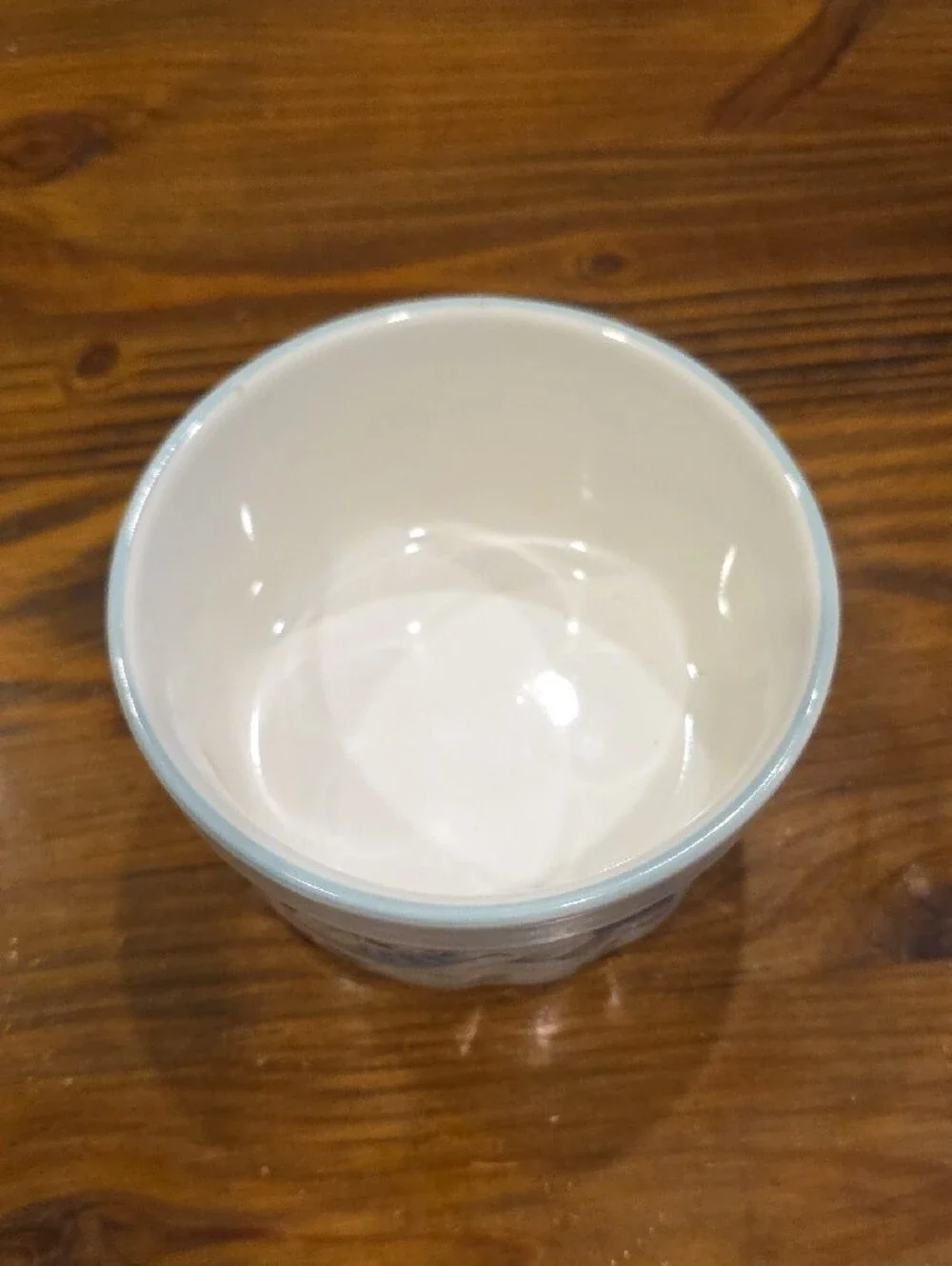 Pfaltzgraff White Ramikin with Black Backstamp
